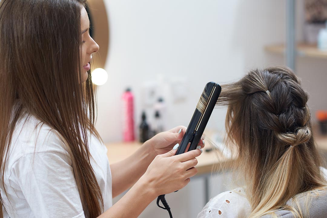 Permanent straightening + Hair trim